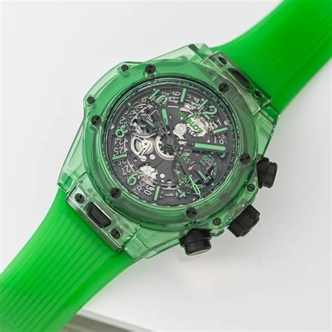 hublot watch green|hublot unico green saxem.